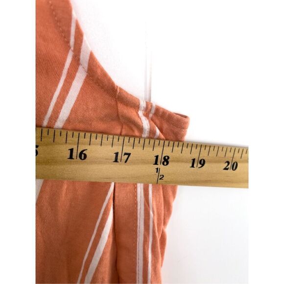 RVCA‎ Crown Washed Coral Striped Tank Top Size S - Picture 10 of 11